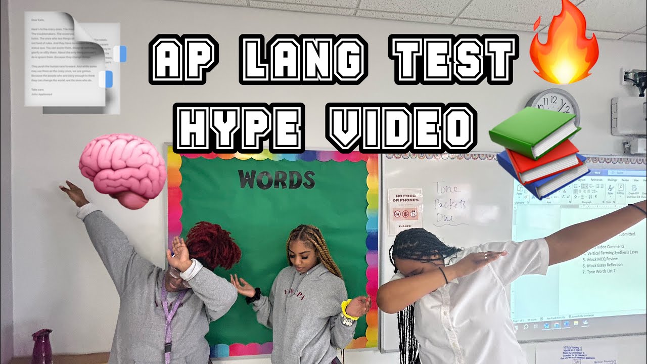 AP LANG TEST HYPE VIDEO !!! - YouTube