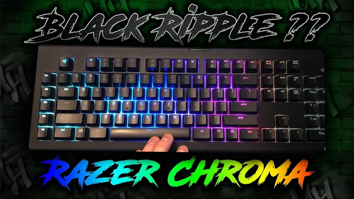 How to make a Black Ripple Effect on your Razer Keyboard