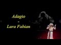 Adagio  lara fabian  lyrics