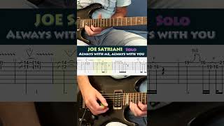 Joe Satriani - Always with me, always with you - Guitar solo cover #17