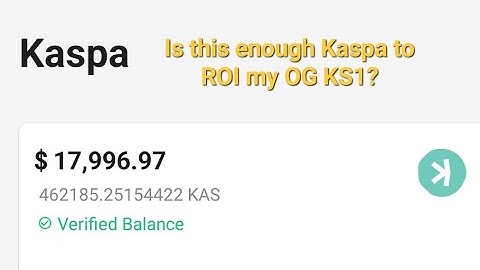 Did I ROI on my Ice River KS1 Kaspa ASIC mining BEAST?!