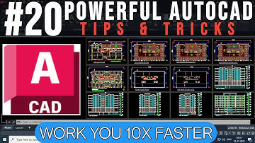 20 Powerful AutoCAD Tips & Tricks - YQArch Tutorial