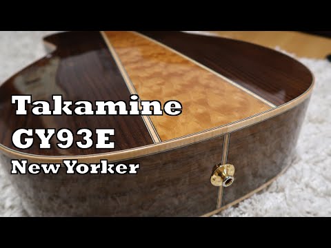 Parlor Guitar with a Beautiful Backside! Takamine GY93E New Yorker Acoustic Buddy Review