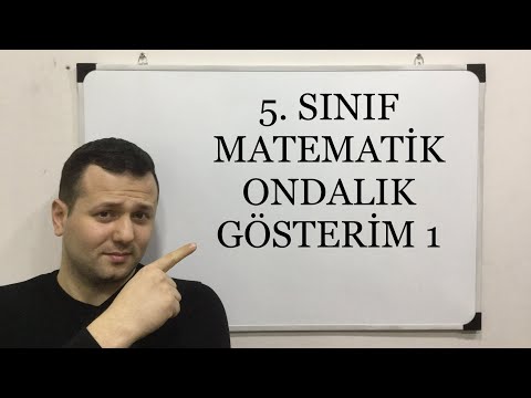 5. SINIF MATEMATİK ONDALIK GÖSTERİM 1 | #kadirhoca