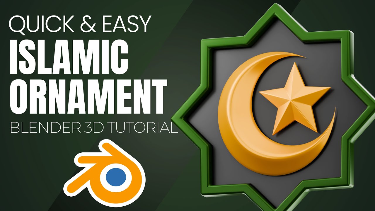 Blender 3D Islamic Ornament Modeling Tutorial - Quick and Easy ...