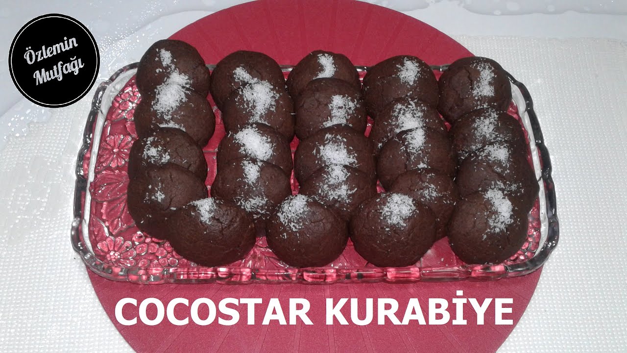 Cocostar Kurabiye (Kakaolu ıslak kurabiye) YouTube