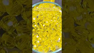 Preciosa round beads in Citrine 🌟✨