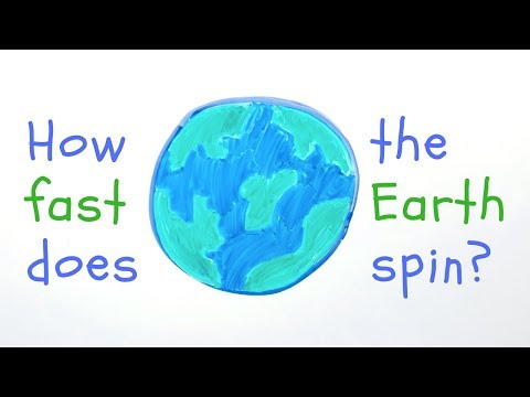 वीडियो: पृथ्वी अपनी धुरी पर कितनी तेजी से घूमती है?
