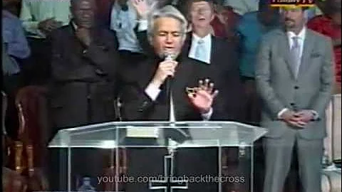 Benny Hinn sings "He Is Able (to carry me through)"