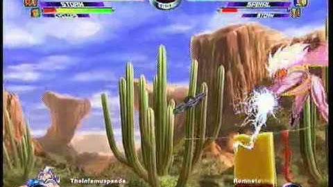 MvC2 Online (360): Ranked Match 28 (MSSpiral) .:4.18.10:.