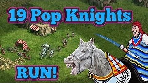 19 pop Fast Castle Knights Rush: Thats a Lot of Spears! No lumber Camp?!