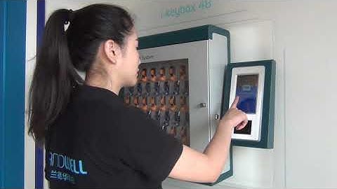 Landwell C Series Electronic Key Management Systems i-keybox 48 with Android System-Ad Video 2