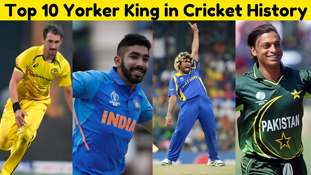Top 10 Yorker King in Cricket History | Name and Bowling Speed - YouTube