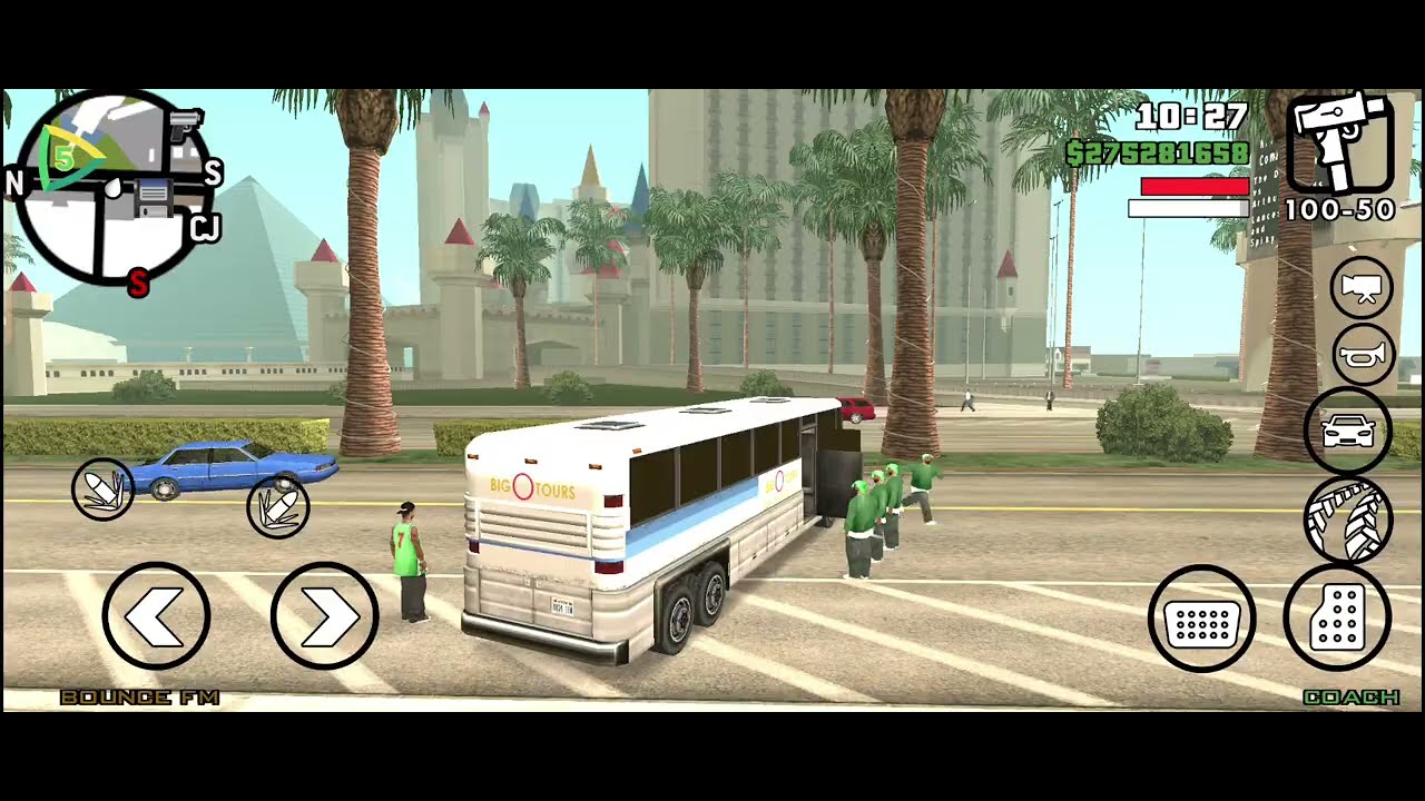 CJ BUS ROUND ALL THE CITY WITH GANG.#ganster #gaming #boss .