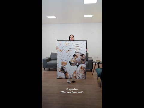 Quadro Macaco Gourmet