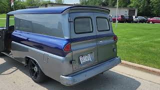 Match Highlights 1961 Chevrolet Apache 10 Panel Truck walk around / idle