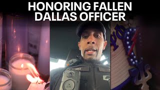 Dallas police shooting: Community holds vigil for fallen Officer Darron Burks