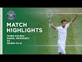 Daniil Medvedev vs Marin Cilic | Third Round Highlights | Wimbledon 2021