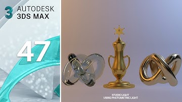 3dsmax Tutorial-47 - Studio light setup using photometric light