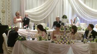 Paradise Banquet Halls Wedding | Ring Bearer's Reads A Poem To Bride & Groom At Wedding Reception