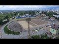 Як виглядають житомирські стадіони «Спартак» та «Полісся» під час реконструкції