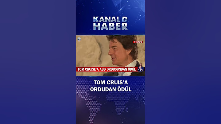 Tom Cruise'a ABD Ordusundan Ödül!