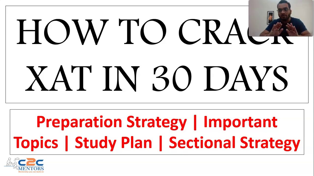How to crack XAT Exam in 30 DAYS | Preparation Strategy | Important ...