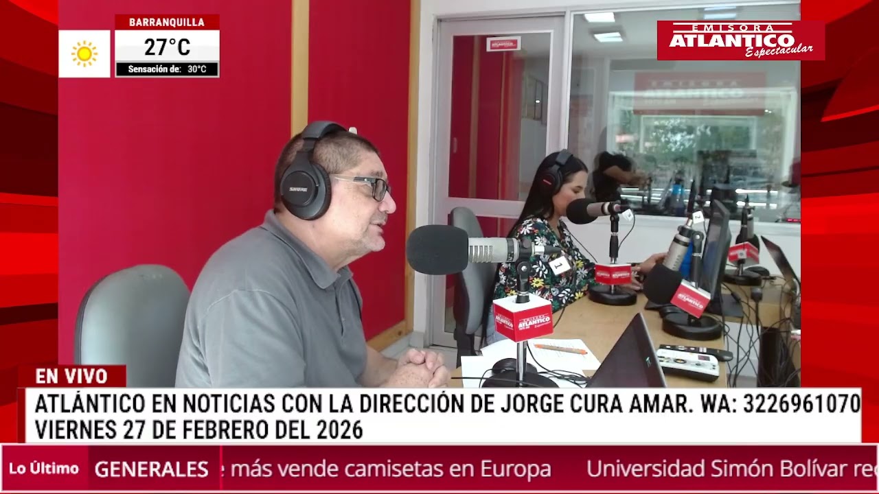 🎙️📻 Resumen de Atlántico en Noticias - Viernes 27 de febrero de 2026