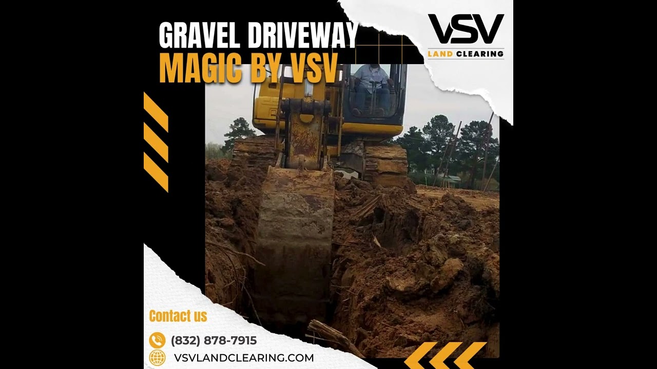 Gravel Driveway Magic by VSV