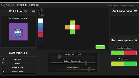 07 ChameleApp - Sprite Color Studio Tutorial - The Color Harmonizer