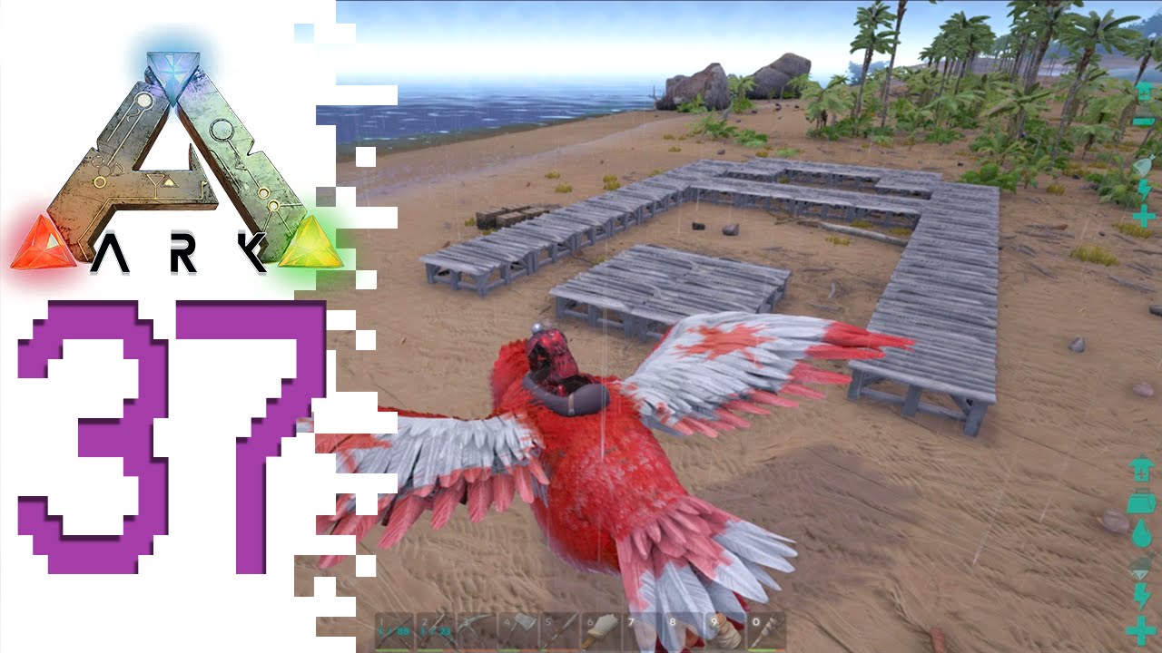 ARK: Survival Evolved - EP37 - The Right Spot playthrough little monster at school