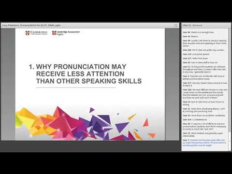 Helping students improve their pronunciation for the IELTS Speaking test