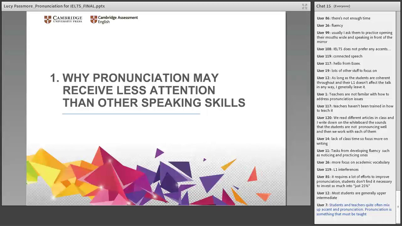 elton john Helping students improve their pronunciation for the IELTS Speaking test