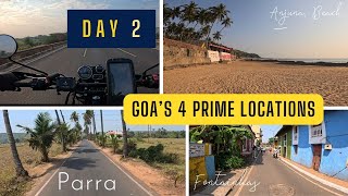 Day 2  Goa's 4 Prime locations covered