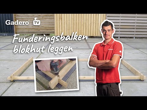 Product Spotlight: Funderingsbalken blokhut leggen