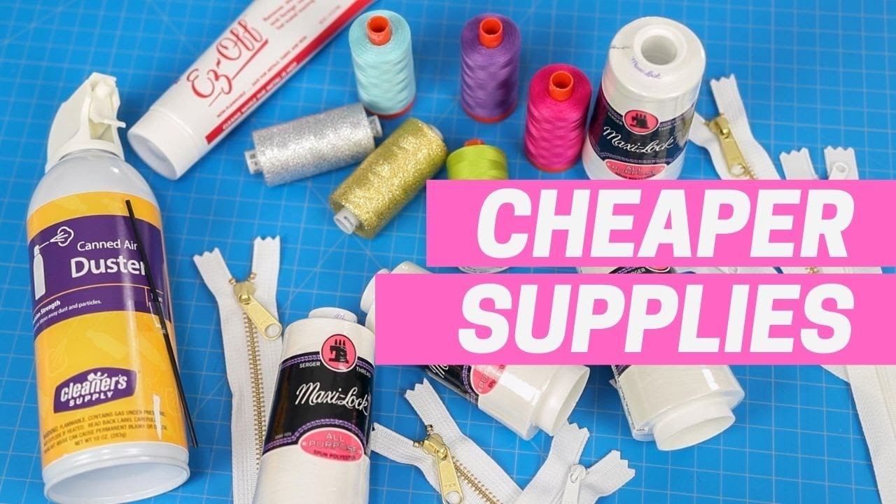 Where I Get Cheap Sewing Supplies Cleaner's Supply Review YouTube