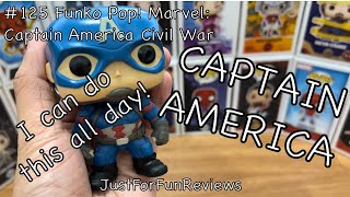 Funko Pop! Marvel: CAPTAIN AMERICA from Captain America: Civil War Unboxing and Review!