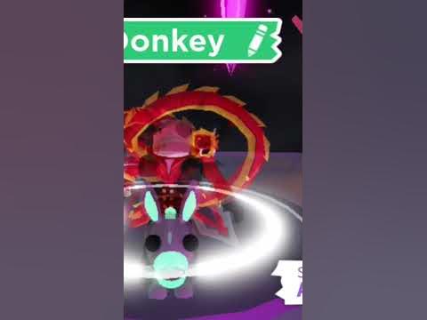 making a neon donkey in a adopt me 😎 - YouTube