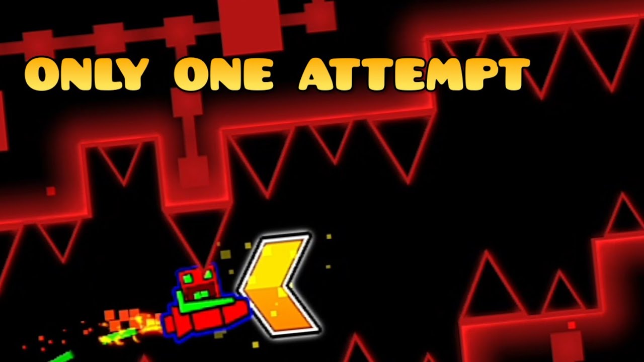1 Attempt on Every Geometry Dash Top 1 - YouTube