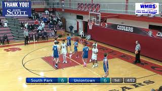 WPIAL Boys High School Basketball South Park v. Uniontown 12/29/25 (at Charleroi)