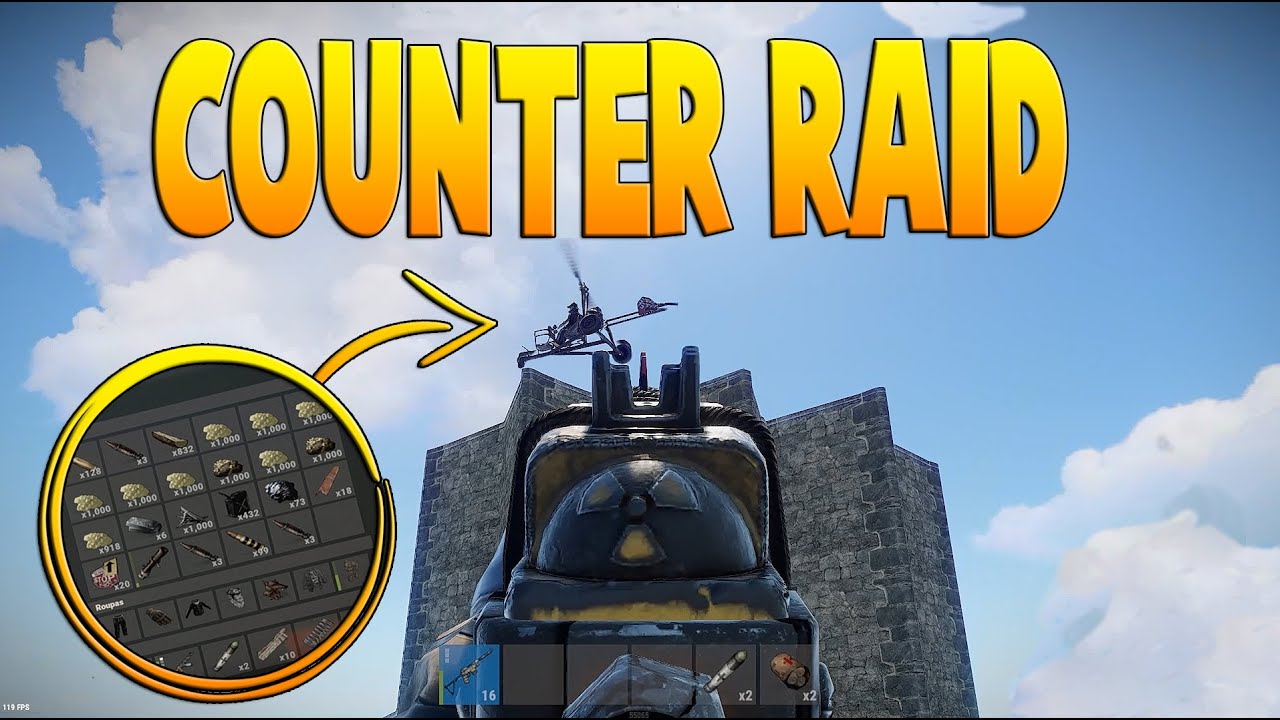 RUST - COUNTER RAID, POR ESSA ELE NÃO ESPERAVA / PART 2 - YouTube