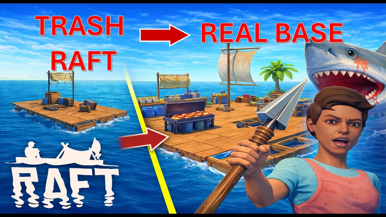 Op Raft Base Our Raft Is Finally Becoming a REAL Base | Raft (#3) - YouTube
