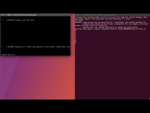 Boot to lua hello world in under 12 seconds