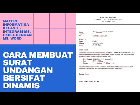 Video: Bagaimana cara membuat dokumen Word dinamis?