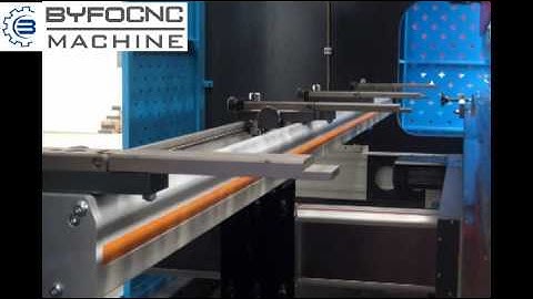 DA52S WE67K CNC Hydraulic press brake bending machine operation video from Nanjing Byfo