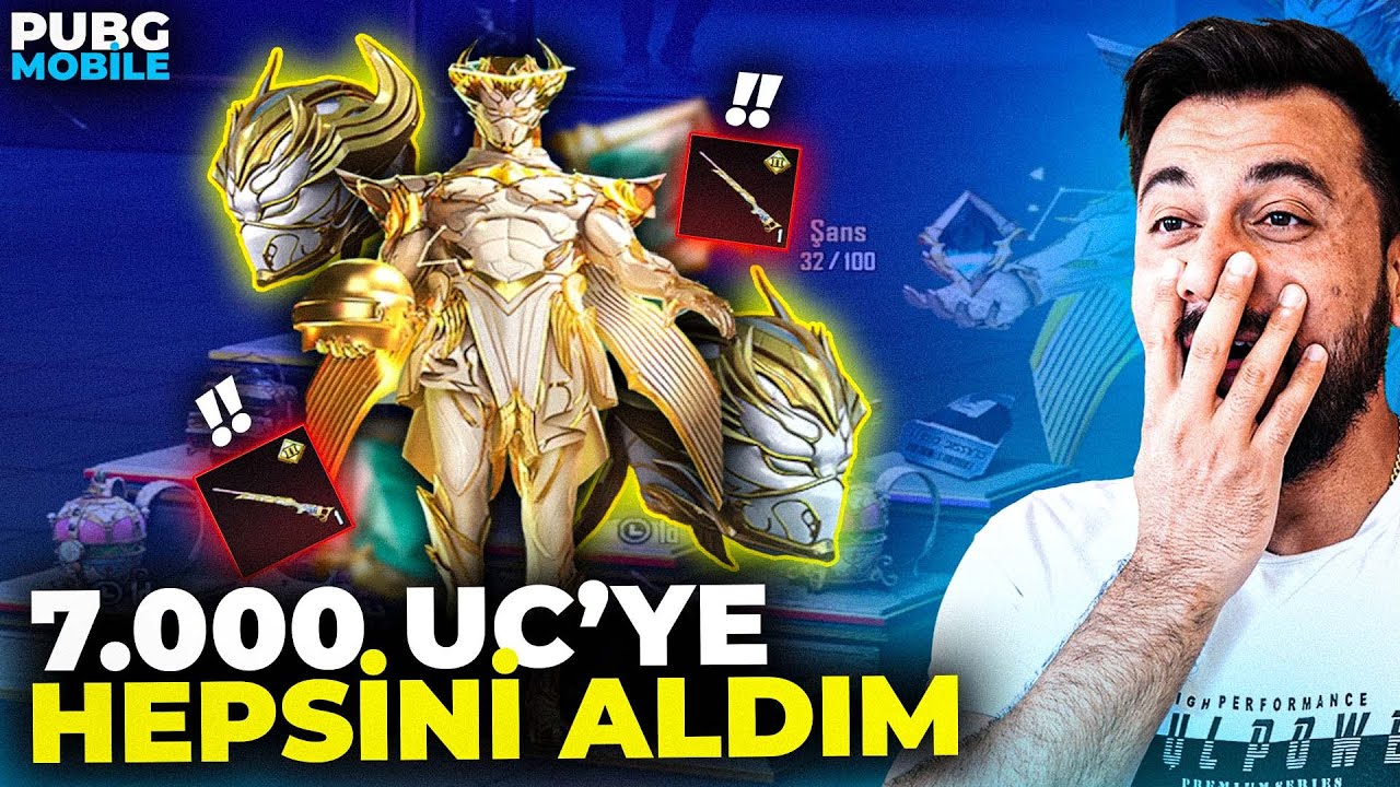 EFSANEVİ SET GELDİ !! 7.000 UC YE FULLEDİM / PUBG MOBILE