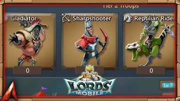 Training Some Troops! Lords Mobile