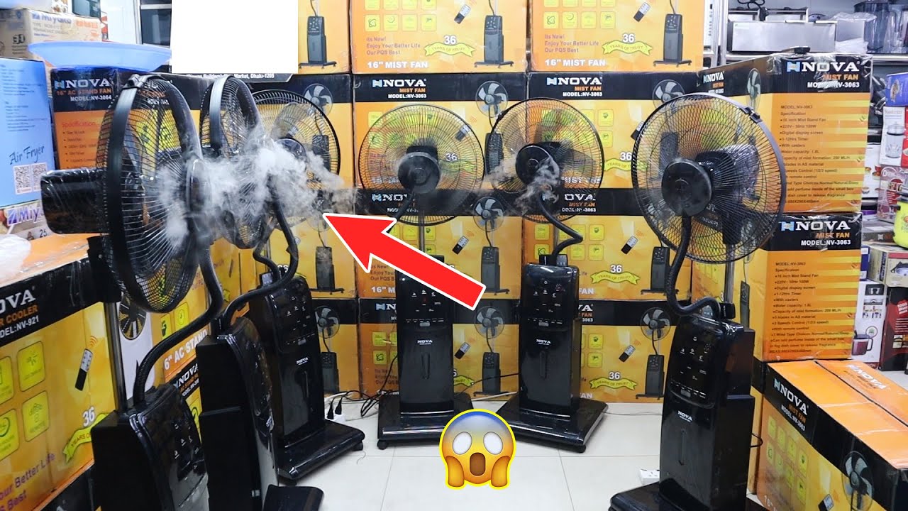 এই গরমে শীতের ছোঁয়া পাবেন নোভা মিস্ট ফ্যান দিয়ে Nova Mist Fan NV