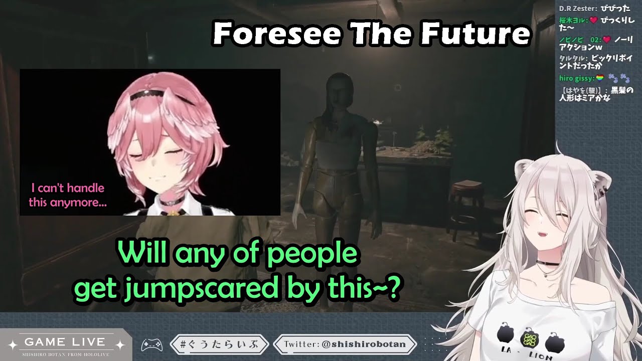 Fearless Botan Knew This Jumpscare Would Scare Holomems, Such as Lui Who Gets Scared to Death by It