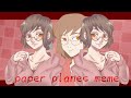 Paper planes animation // meme //